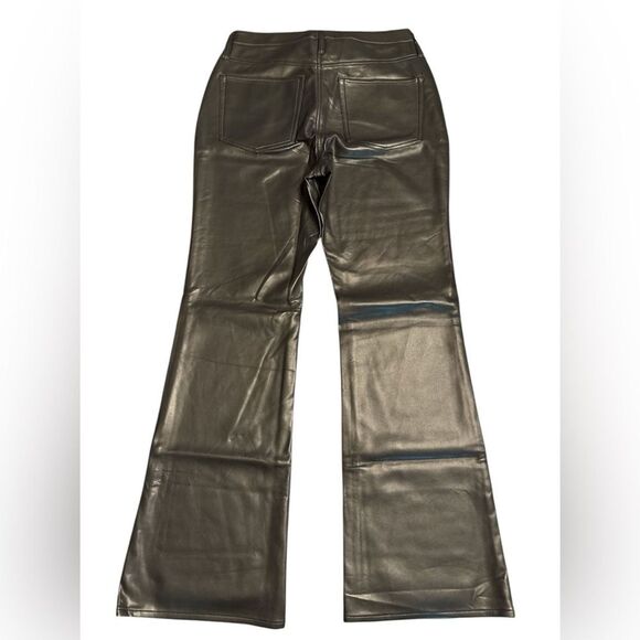 J Crew women’s High-rise bootcut pant in faux leather black Size 30 NWT - Picture 5 of 9